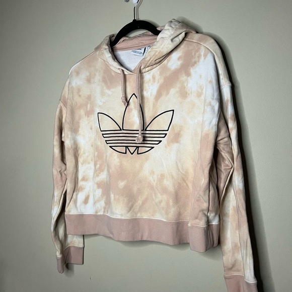 Adidas Originals Tie dye crop hoodie - Picture 3 of 11